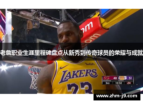 老詹职业生涯里程碑盘点从新秀到传奇球员的荣耀与成就