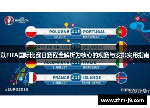 以FIFA国际比赛日赛程全解析为核心的观赛与安排实用指南
